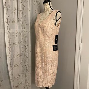 Lulus Light Pink Lace Dress NWT